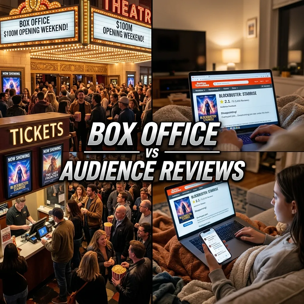 Box Office vs Audience Reviews 