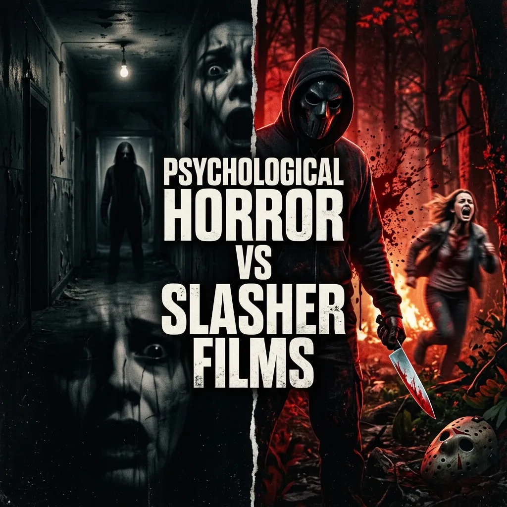 Psychological Horror vs Slasher Films